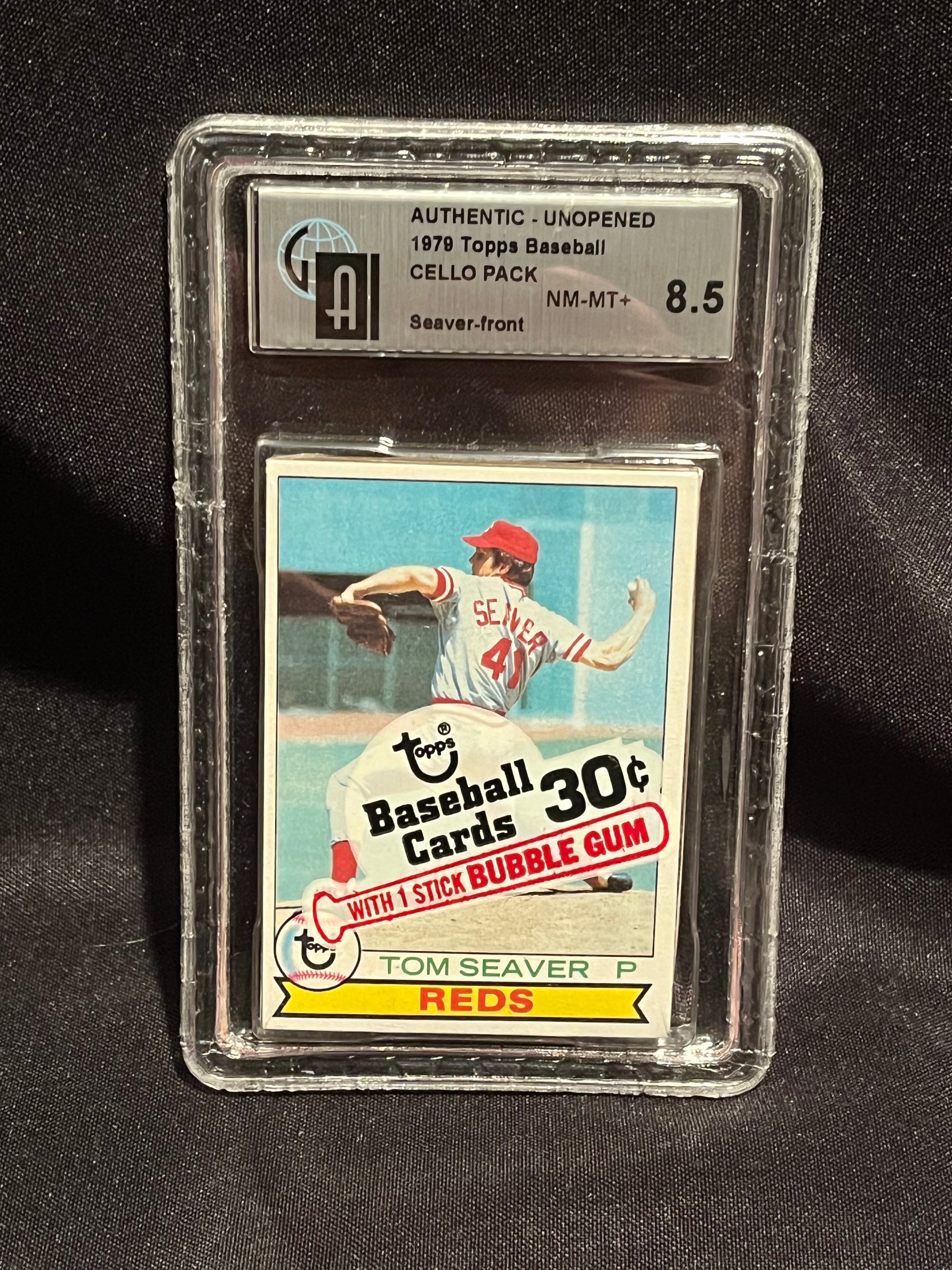 1979 Topps Baseball Cello Graded GAI 8.5 Tom Seaver on top EC 1979 Topps Baseball Cello Graded GAI 8.5 Tom Seaver on top EC