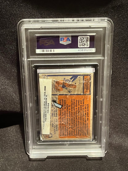 1976 Topps Football Cello Pack PSA 9 Jon Morrie Top (Walter Payton Rookie Year!)