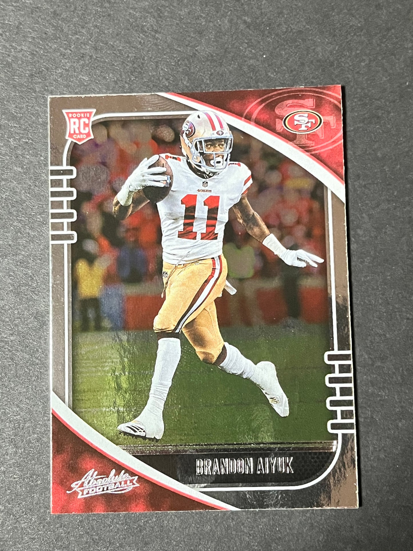 2020 Panini Absolute Brandon Aiyuk RC #111 San Francisco 49ers