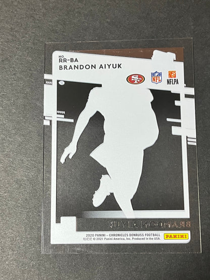 2020 Chronicles Clearly Donruss Brandon Aiyuk #RR-BA Rated Rookie