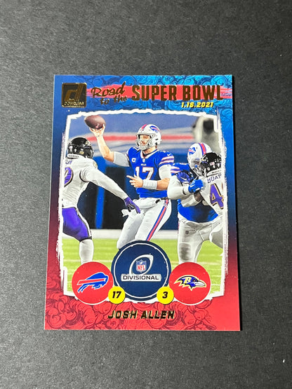 2021 Donruss ROAD TO THE SUPER BOWL Josh Allen #DR2