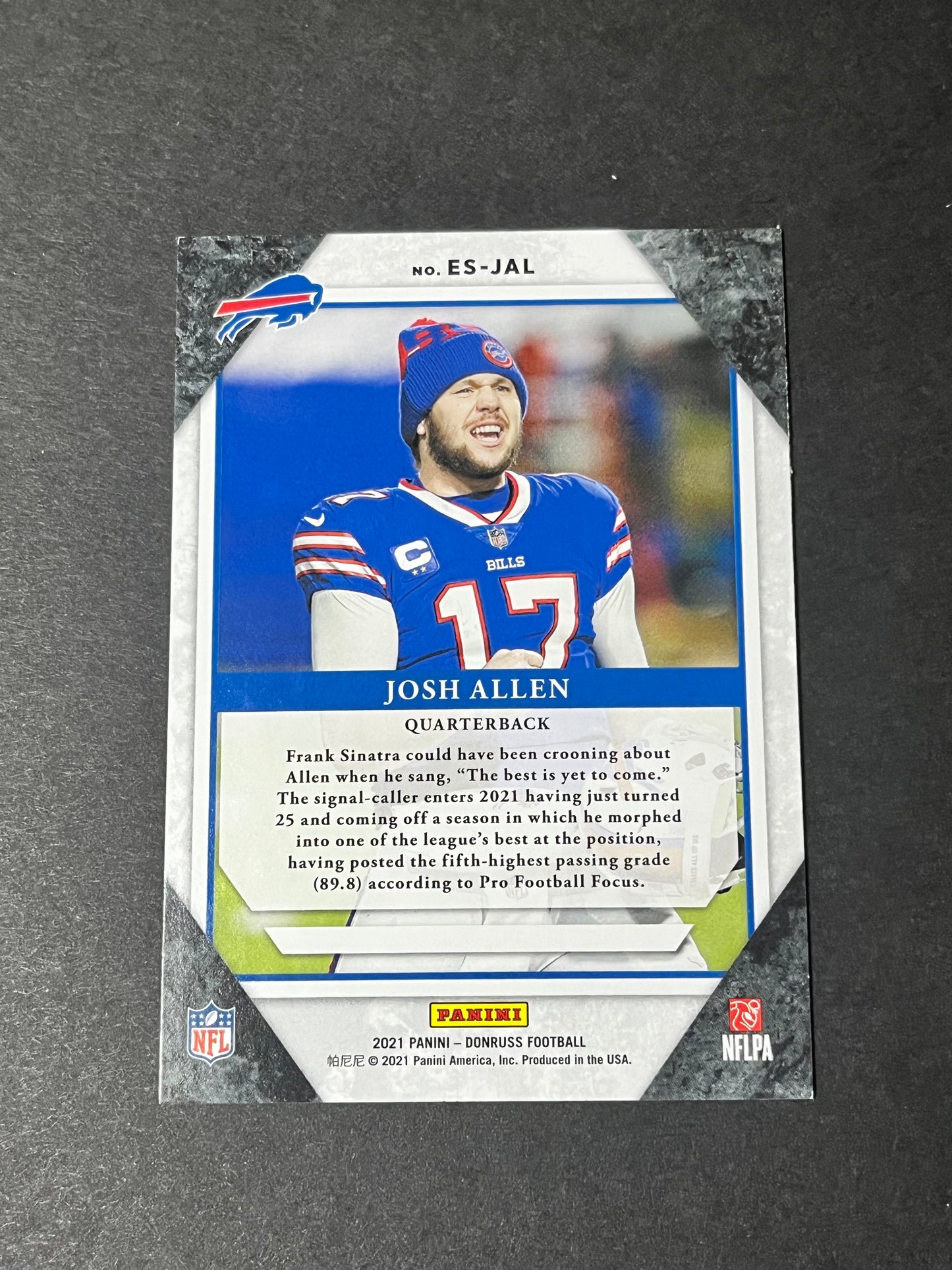 2021 Panini Donruss Elite Series Josh Allen #ES-JAL