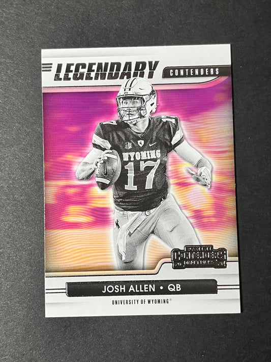 2021 Panini Contenders Draft Picks Josh Allen PURPLE LEGENDARY CONTENDERS #8