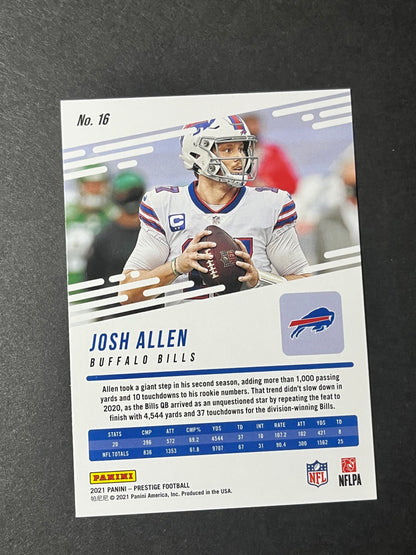 2021 Panini Prestige Josh Allen #16