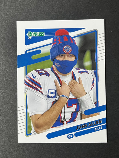 2021 Donruss Josh Allen - Mask / No helmet variation #225