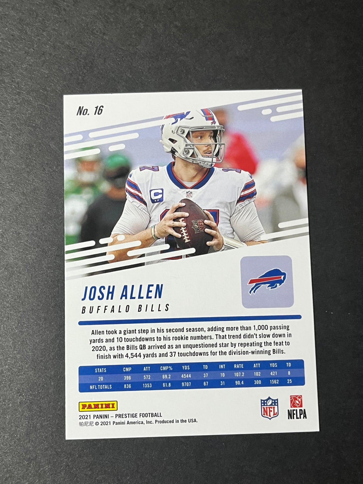 2021 Panini Prestige Josh Allen #16