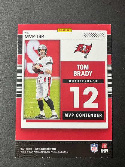 2021 Panini Contenders Football MVP Tom Brady #MVP-TBR