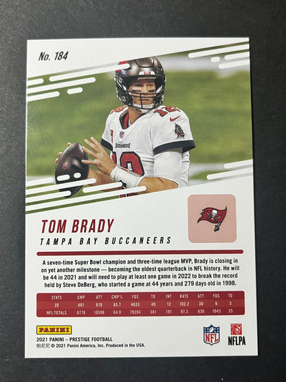 2021 Panini Prestige Football Tom Brady #184