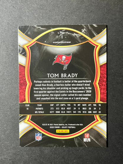 2020 Panini Select Football Tom Brady #1