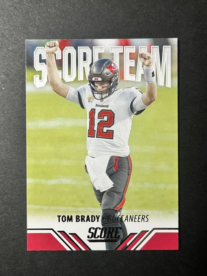 2021 Panini Score Football Score Team Tom Brady #ST25