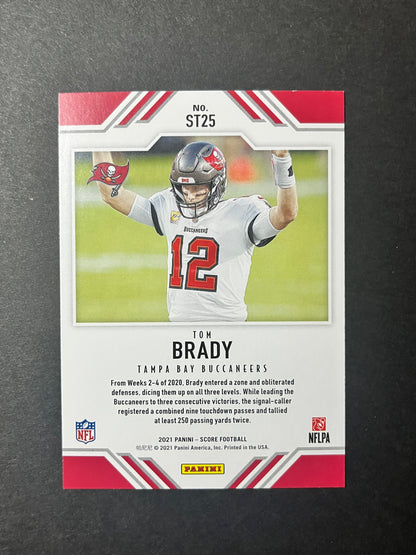 2021 Panini Score Football Score Team Tom Brady #ST25