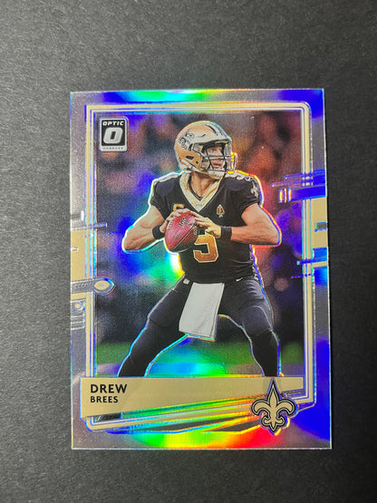 2020 Panini Donruss Optic Silver Holo Football Drew Brees #69