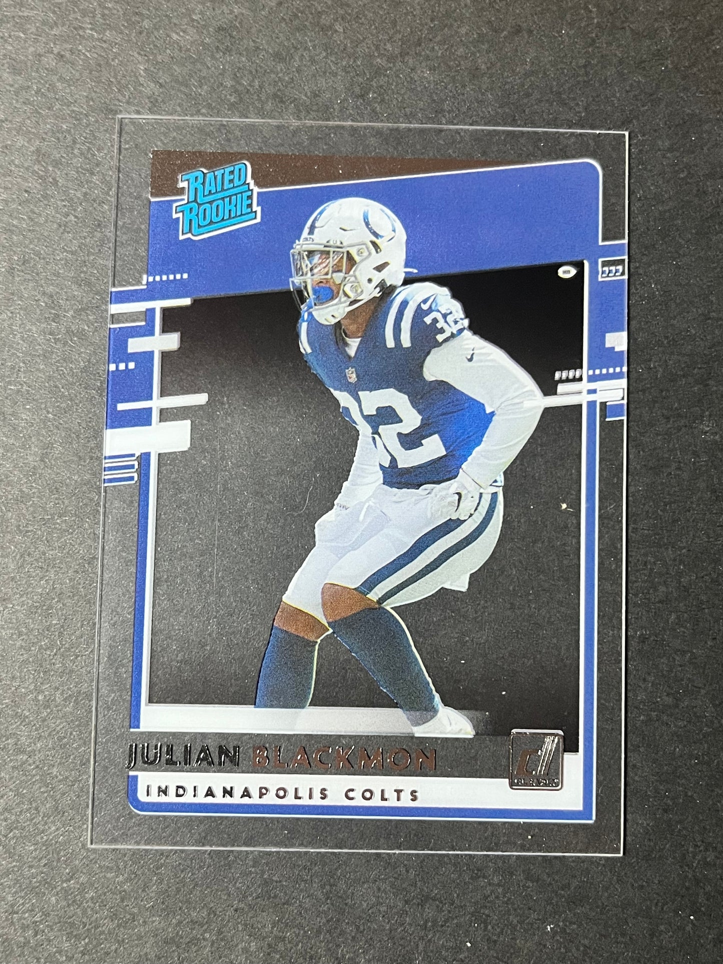 2020 Panini Chronicles Clearly Donruss Football Julian Blackmon #RR-JBL RC