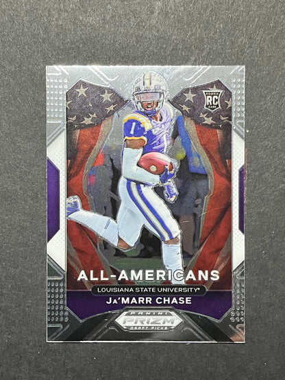 2021 Panini Prizm Ja'Marr Chase #185 RC LSU