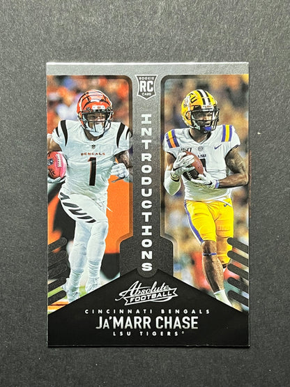 2021 Panini Absolute Introductions Ja'Marr Chase #INT-5