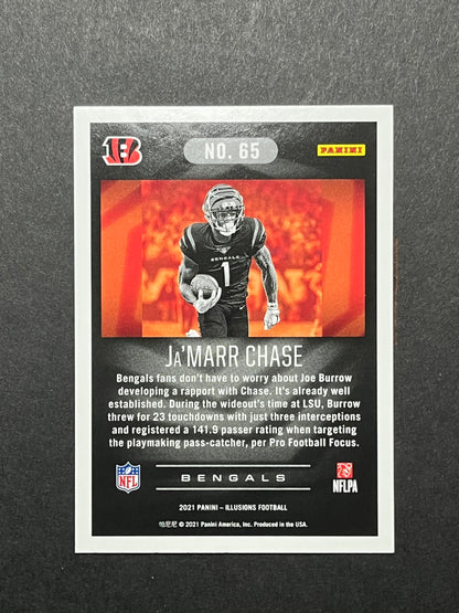 2021 Panini Illusions Ja'Marr Chase RC #65