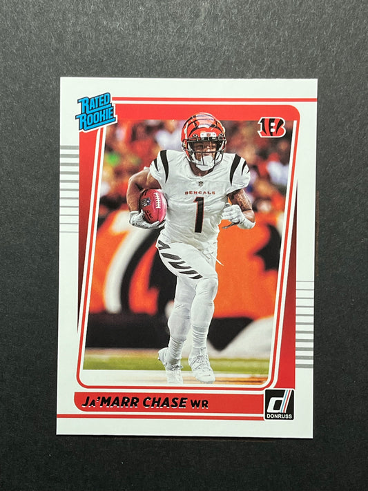 2021 Panini Donruss Rated Rookie Ja'Marr Chase RC #262