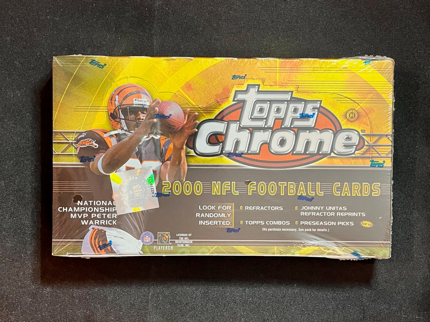 2000 Topps Chrome Football Factory Sealed Box