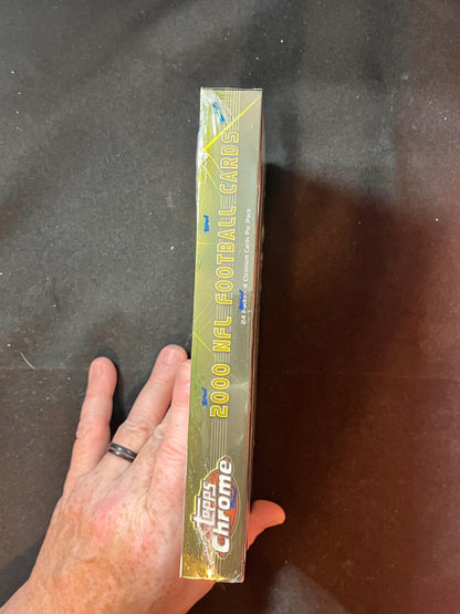 2000 Topps Chrome Football Factory Sealed Box