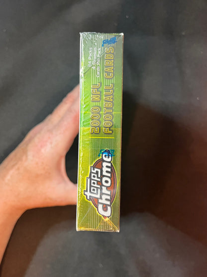2000 Topps Chrome Football Factory Sealed Box