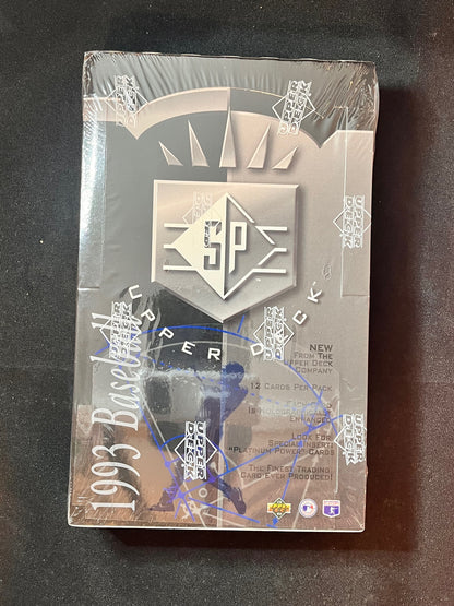 1993 Upper Deck SP Factory Sealed Box