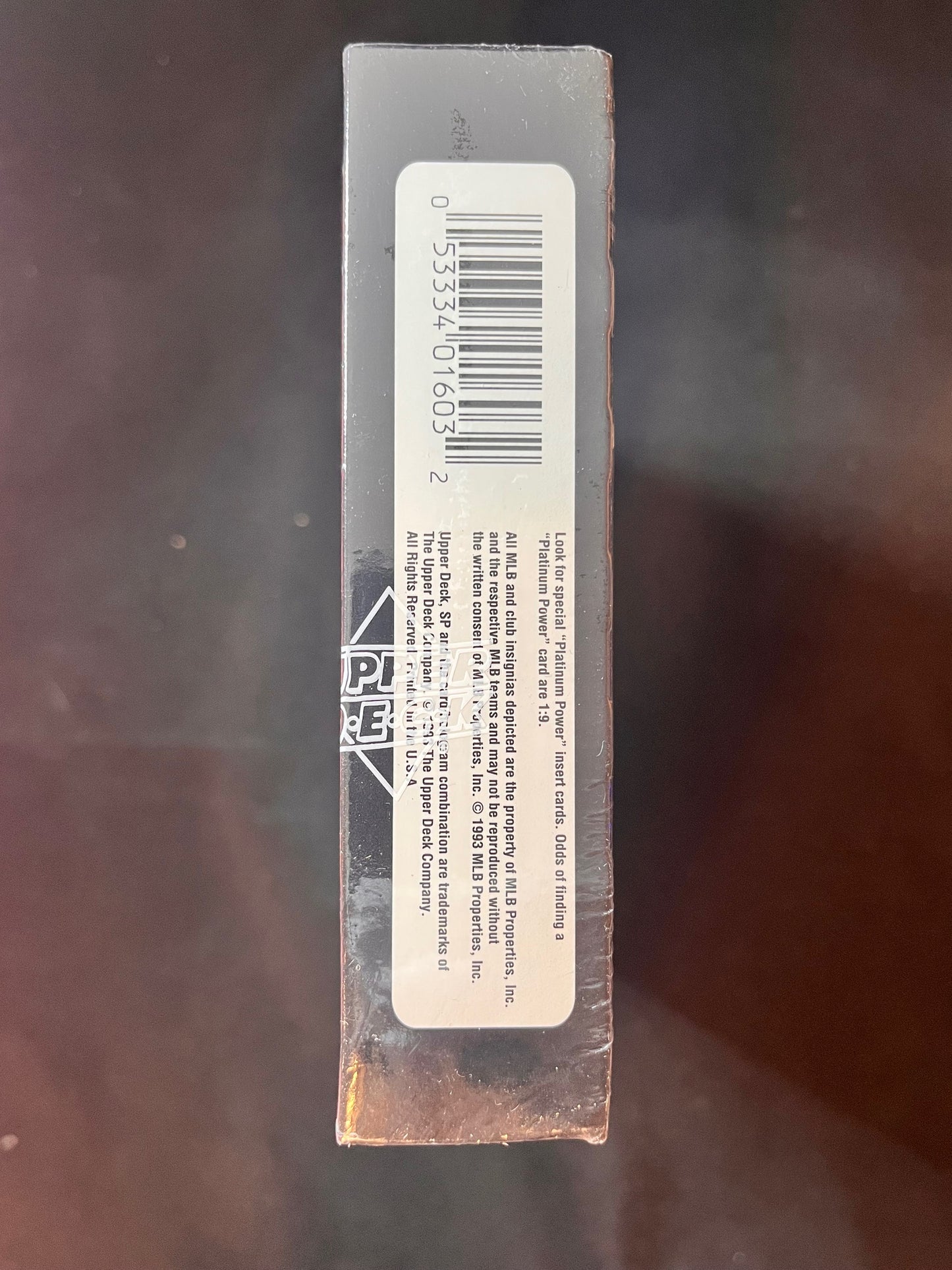 1993 Upper Deck SP Factory Sealed Box