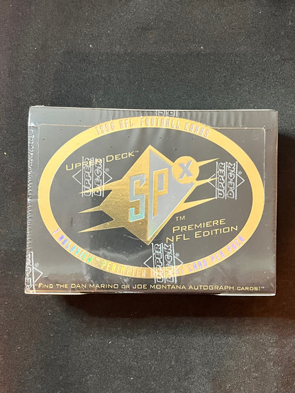 1996 Upper Deck SPx Football Factory Sealed Box