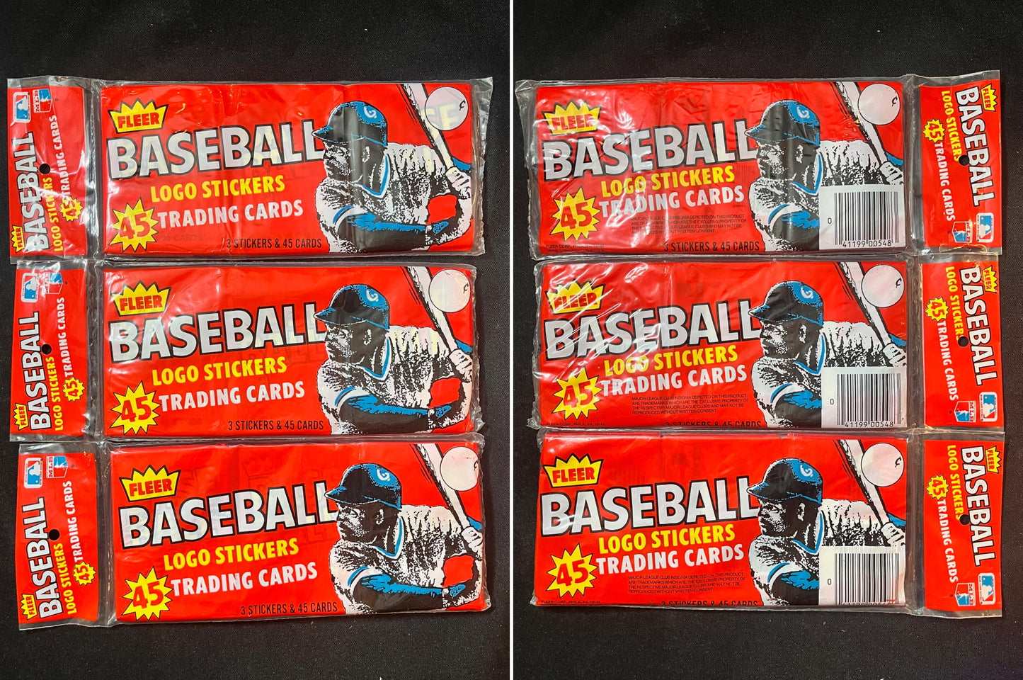 1982 Fleer Wax Pack Racks