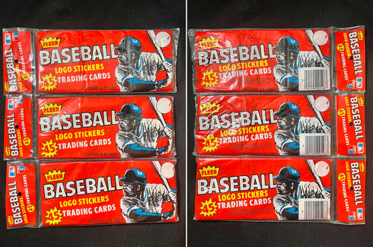 1982 Fleer Wax Pack Racks