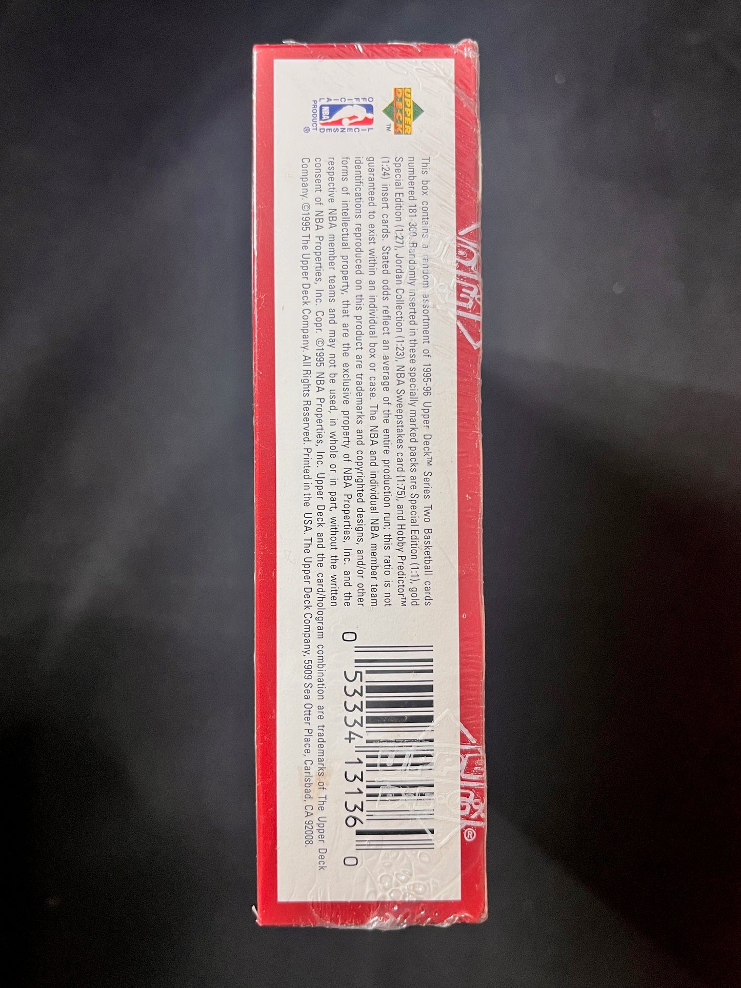1995-96 Upper Deck Basketball Series 2 Factory Sealed Box