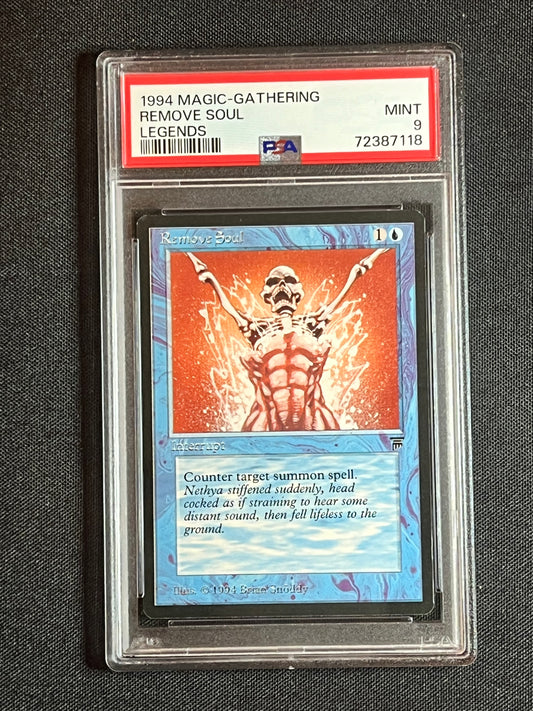 Magic The Gathering MTG Legends Remove Soul PSA 9 MINT!