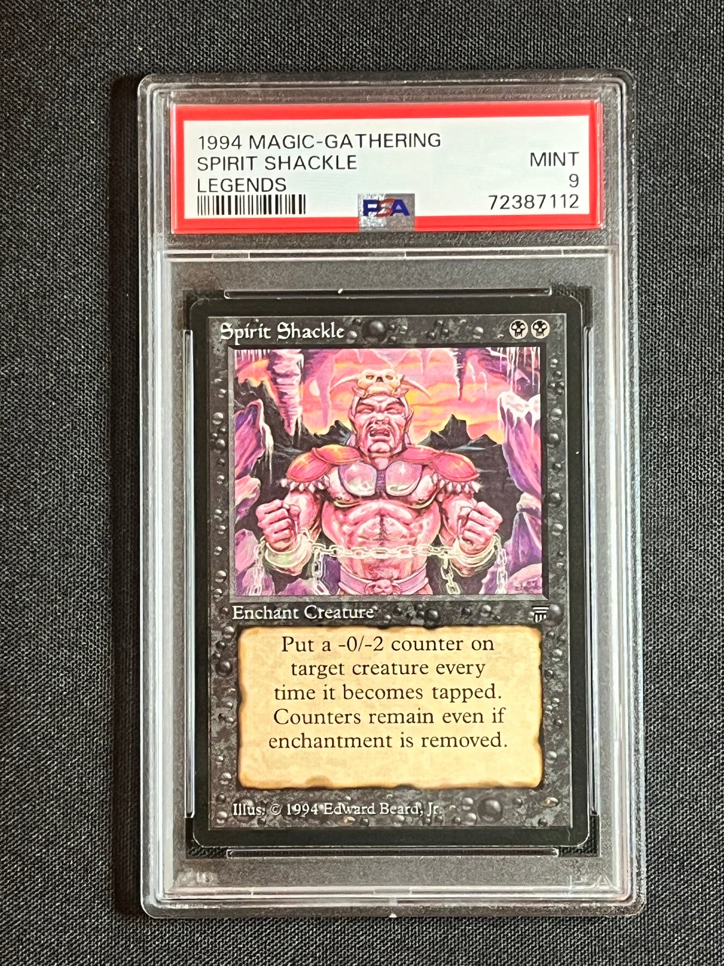 Magic The Gathering MTG Legends Spirit Shackle PSA 9 MINT!