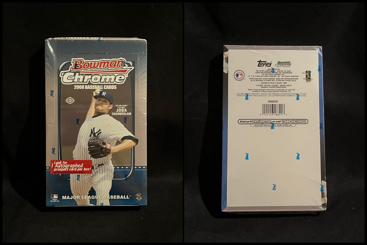 2008 Bowman Chrome Hobby Box - Sealed