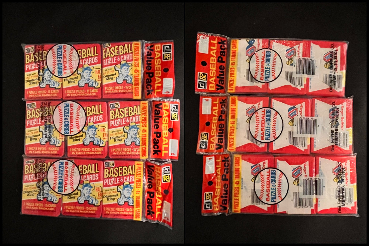 1982 Donruss Wax Pack Racks
