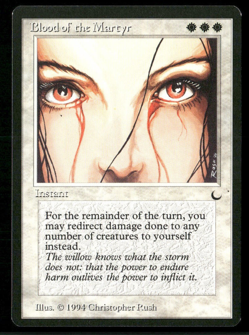 1994 Magic: The Gathering The Dark Blood of the Martyr – NM-Mint - front