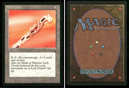 1994 Magic: The Gathering The Dark Bone Flute – NM-Mint - front and back