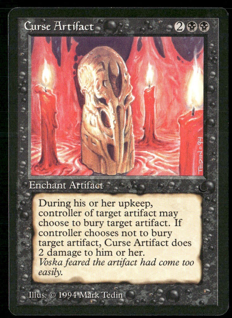 1994 Magic: The Gathering The Dark Curse Artifact – NM-Mint - front