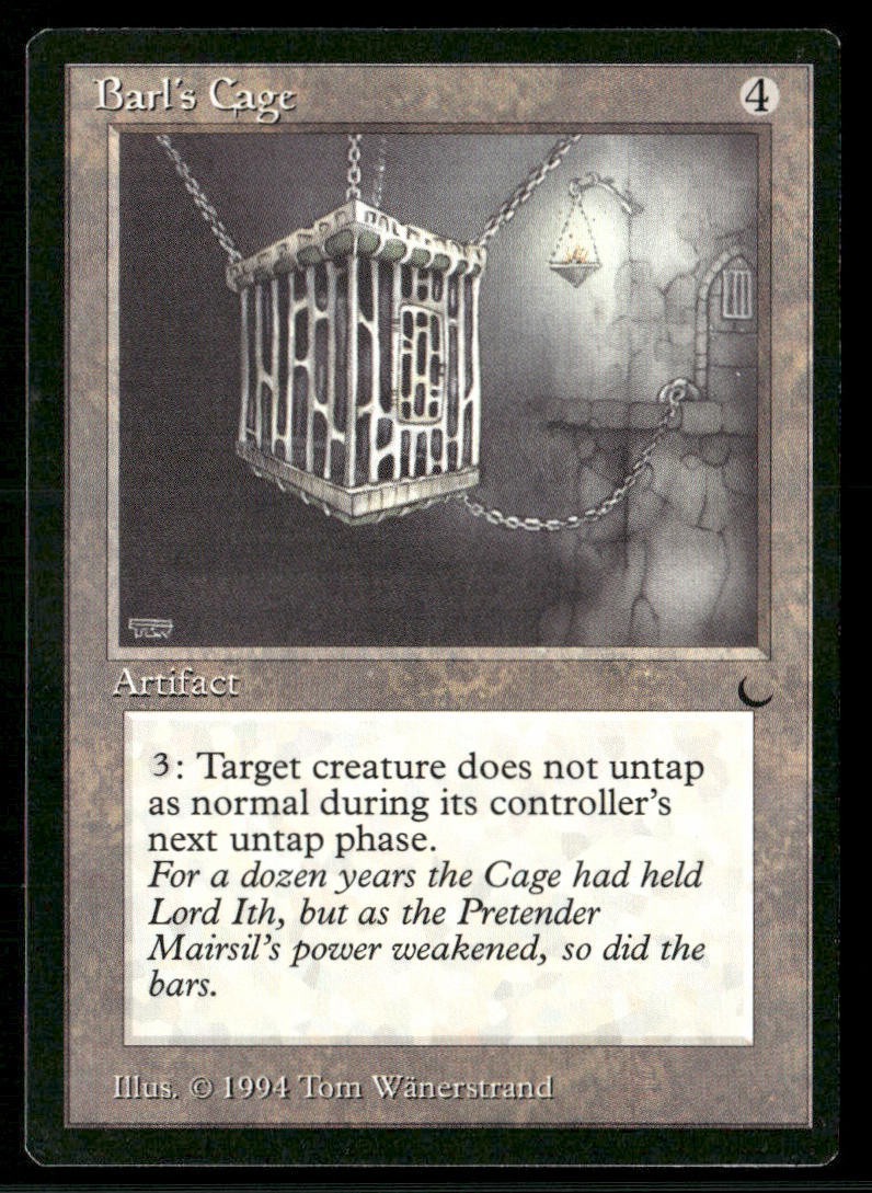 1994 Magic: The Gathering The Dark Barl’s Cage – NM-Mint - front