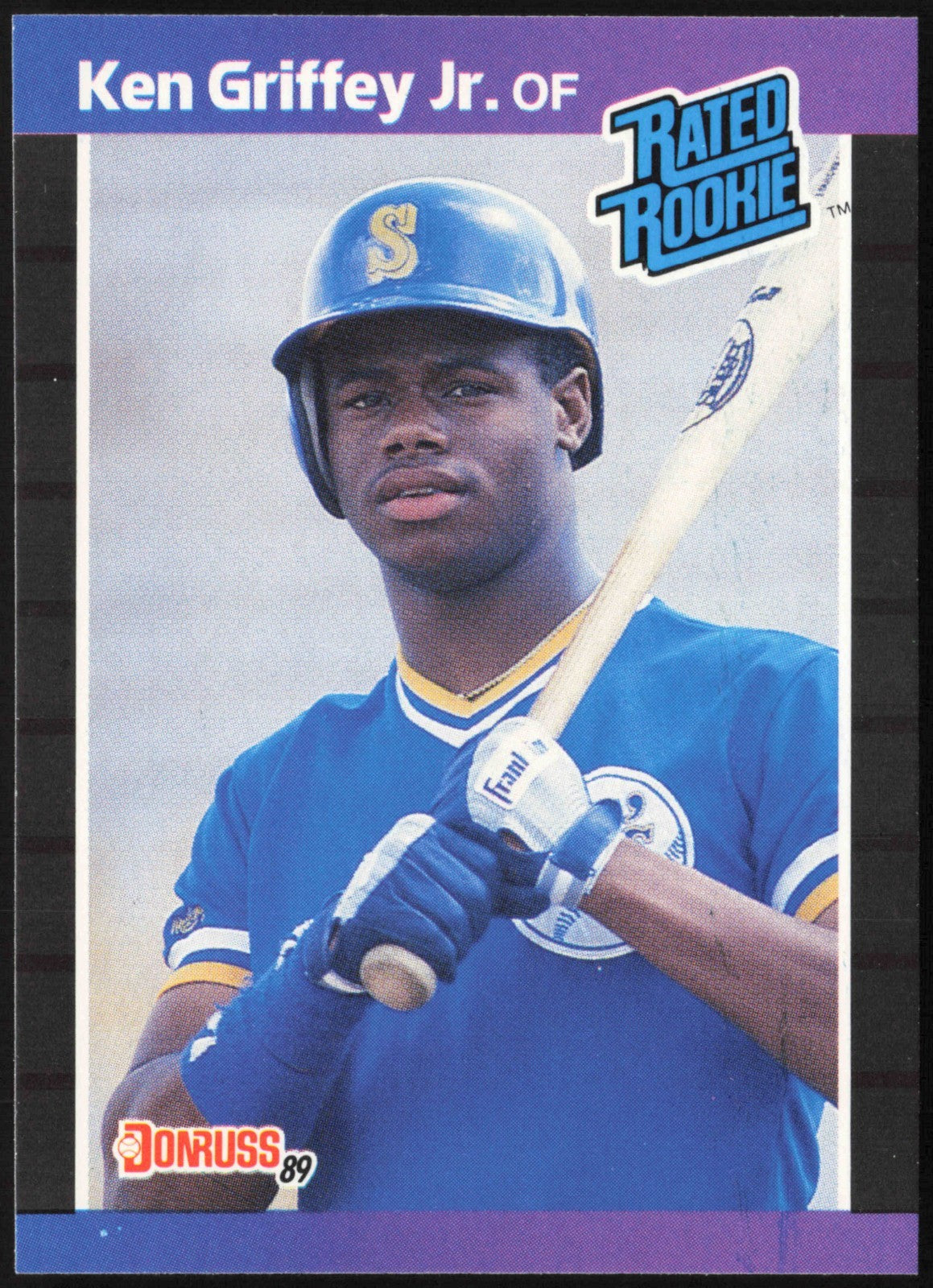 1989 Donruss Baseball Ken Griffey Jr. Rated Rookie #33 - front