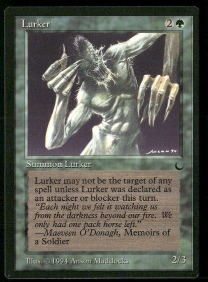 1994 Magic: The Gathering The Dark Lurker – 2-Card Lot, NM-Mint - front