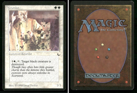 1994 Magic: The Gathering The Dark Exorcist – NM-Mint - front and back