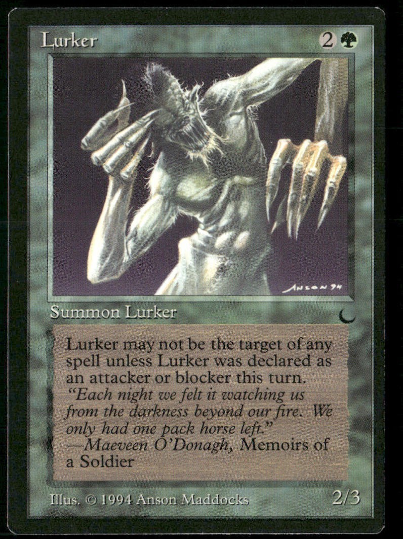 1994 Magic: The Gathering The Dark Lurker – 2-Card Lot, NM-Mint - front