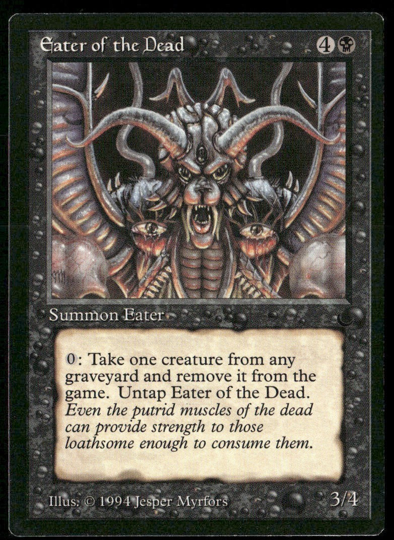 1994 Magic: The Gathering The Dark Eater of the Dead – NM-Mint - front