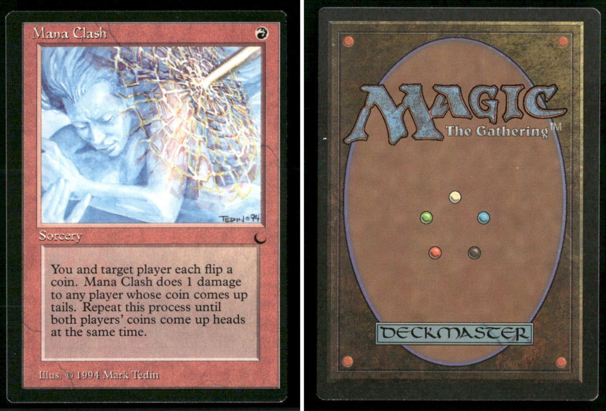 1994 Magic: The Gathering The Dark Mana Clash – NM-Mint - front and back
