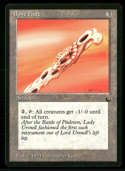 1994 Magic: The Gathering The Dark Bone Flute – NM-Mint - front