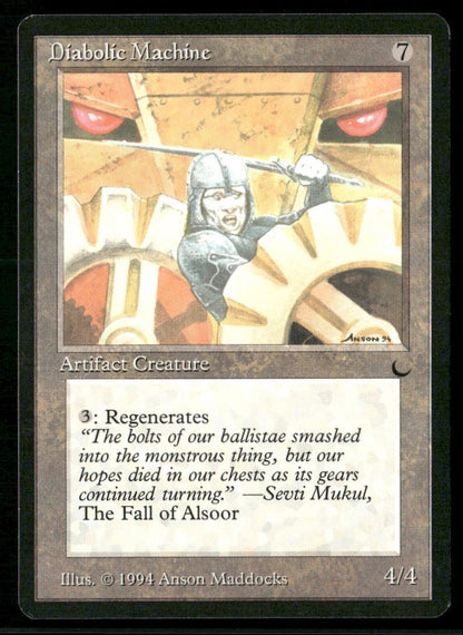 1994 Magic: The Gathering The Dark Diabolic Machine – 2-Card Lot, NM-Mint - front